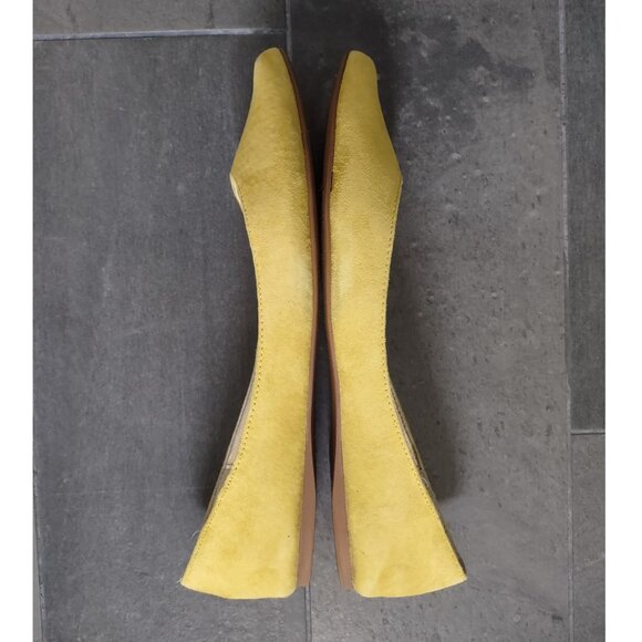 Steve Madden Haanna yellow suede flats - 8 - Picture 4 of 9